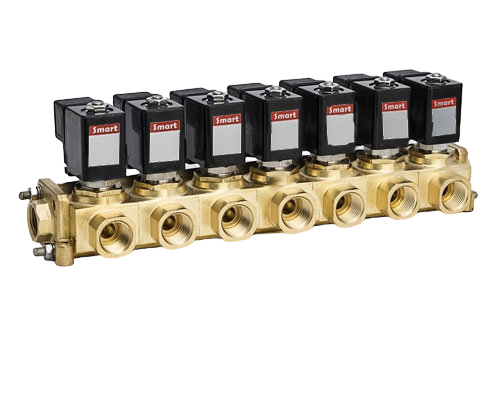 Клапан электромагнитный SMART SM88637 DN10 G1/2" 7хG1/2"