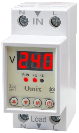 Вольтметр однофазный на DIN-рейку Omix D2-V1-1-K6