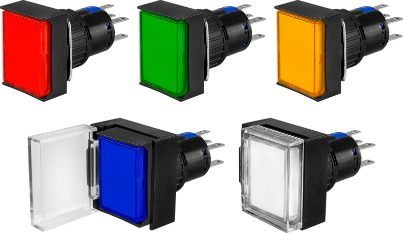 Кнопка моноблочная 16 мм ARG1-16HP