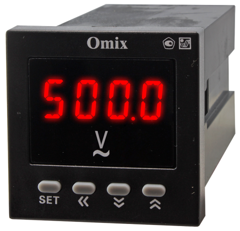 Вольтметр однофазный щитовой с интерфейсом RS-485 Omix V1-1-RS485-N2