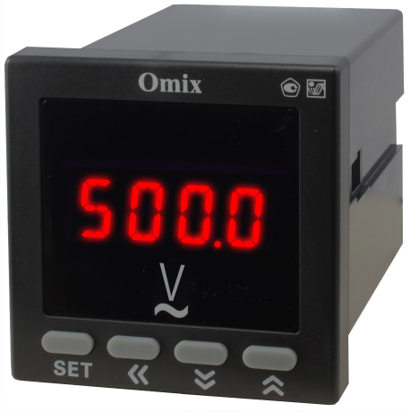 Вольтметр однофазный щитовой с аналоговым выходом Omix V1-1-I420-N2