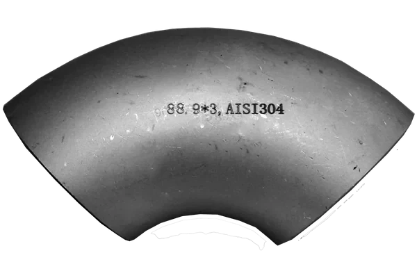 Отвод приварной нержавеющий, AISI304, (CF8), PN16, NK-FEW/4